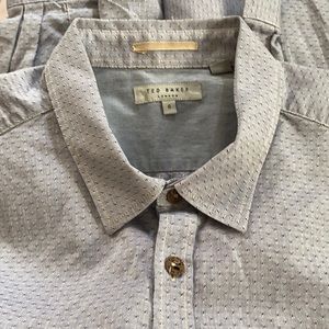 Ted Baker London Dot Button Down Shirt